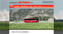 Desktop Screenshot of carreisen-kaufmann.ch